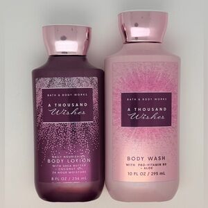 Bath & Body Works - A Thousand Wishes - 
Body Wash & Lotion Set